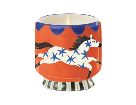 Adopo Horse Ceramic Candle - Sienna Sunset
