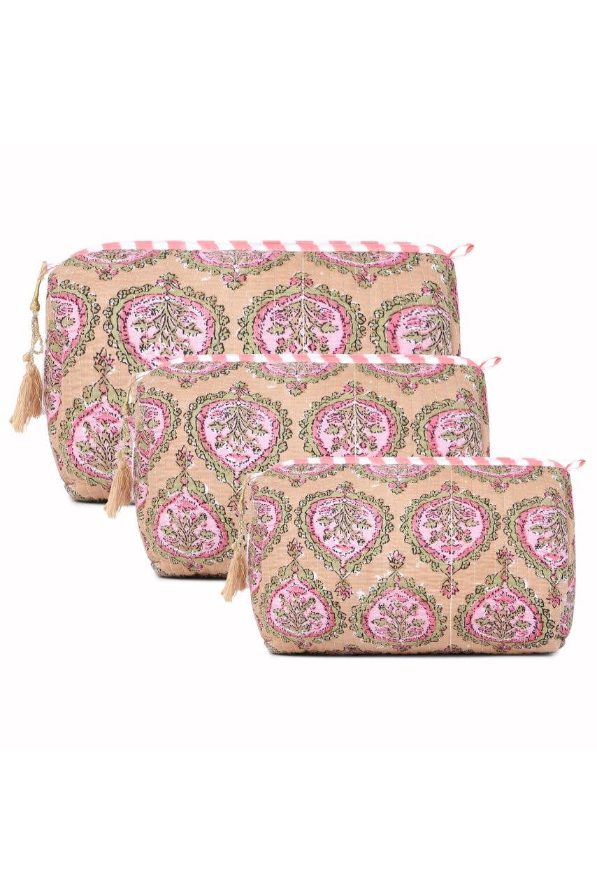 Makeup And Toiletry Bag - Pink