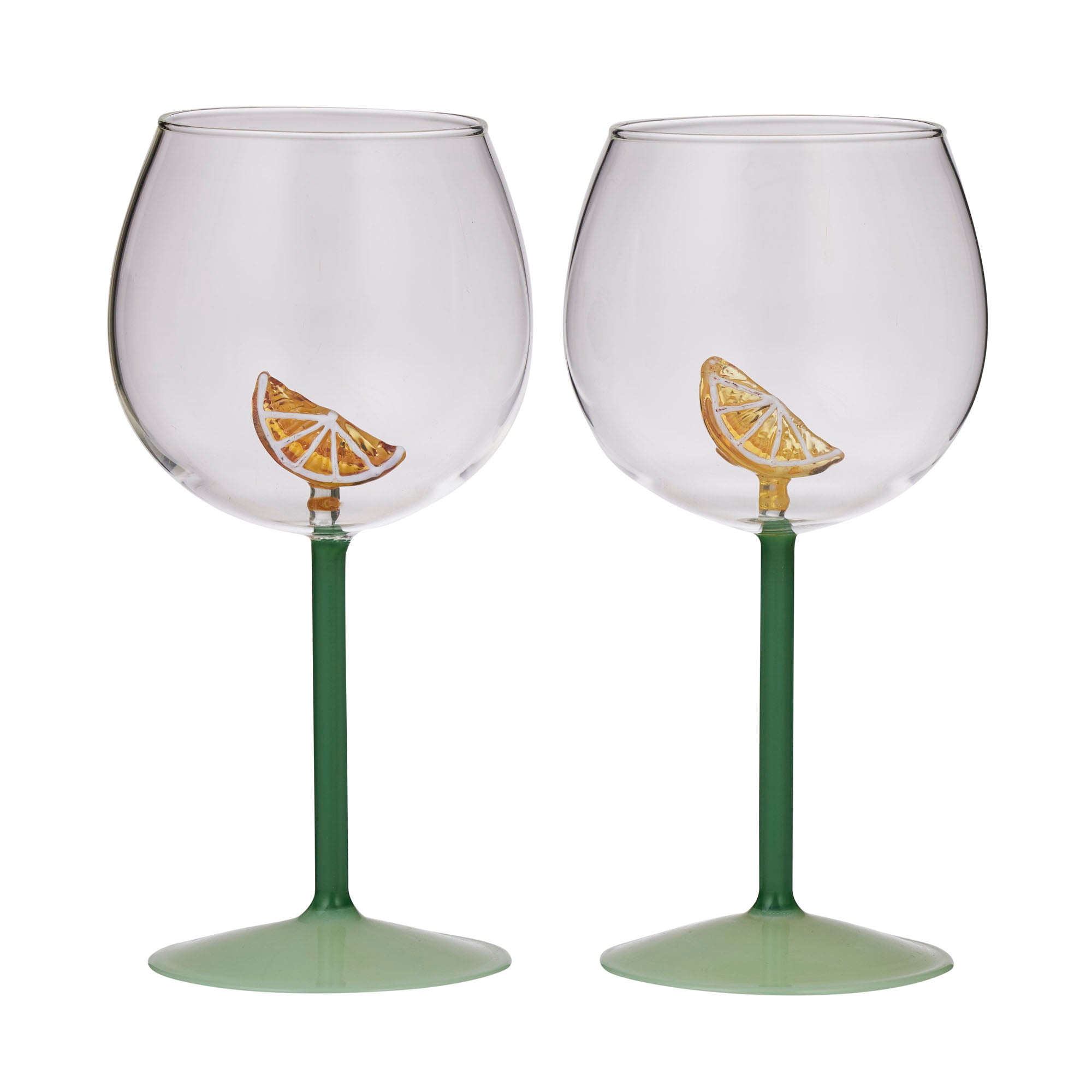 Lemon Single Gin Balloon Glass 10x20cm copy