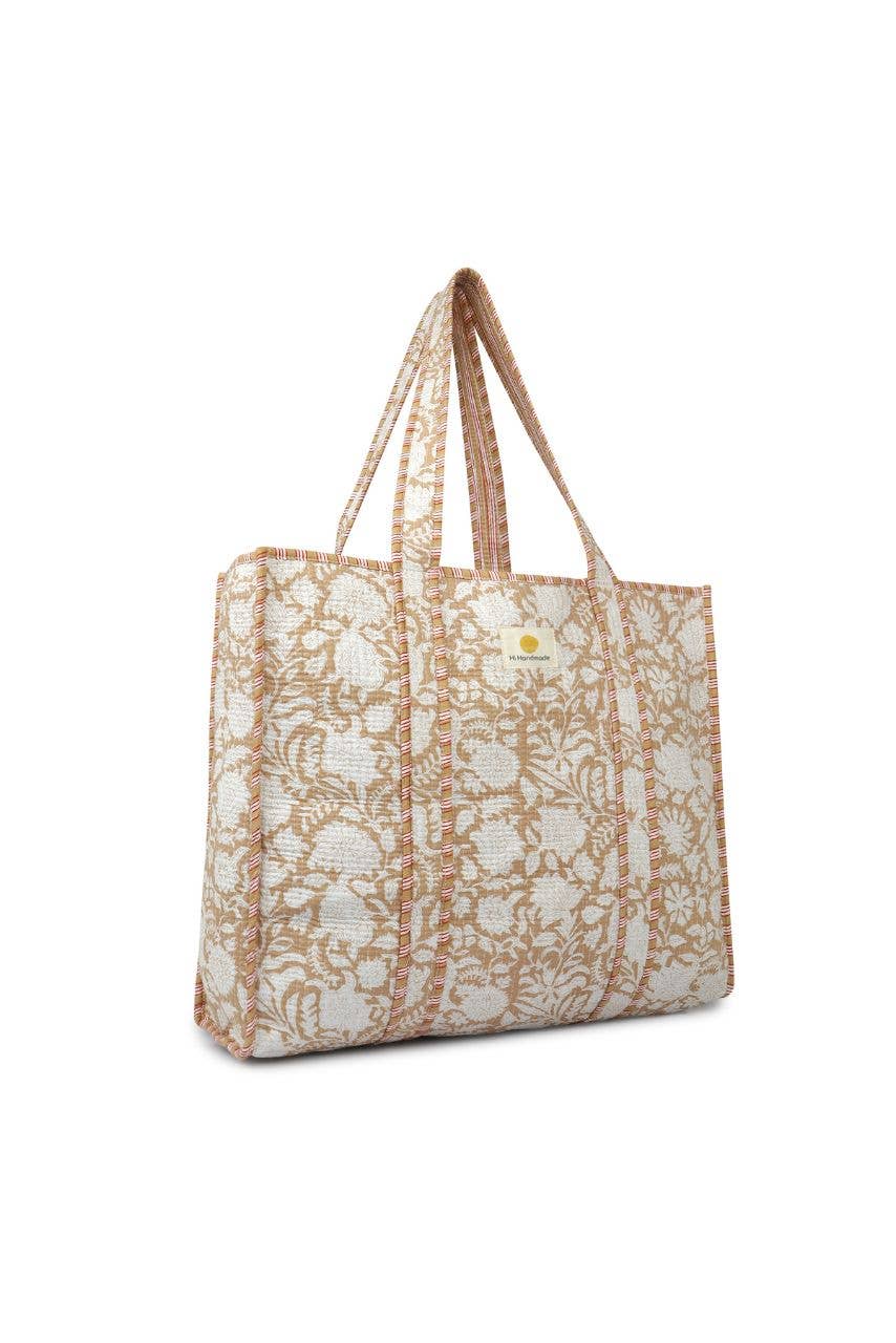 Cotton Tote Bag - Beige