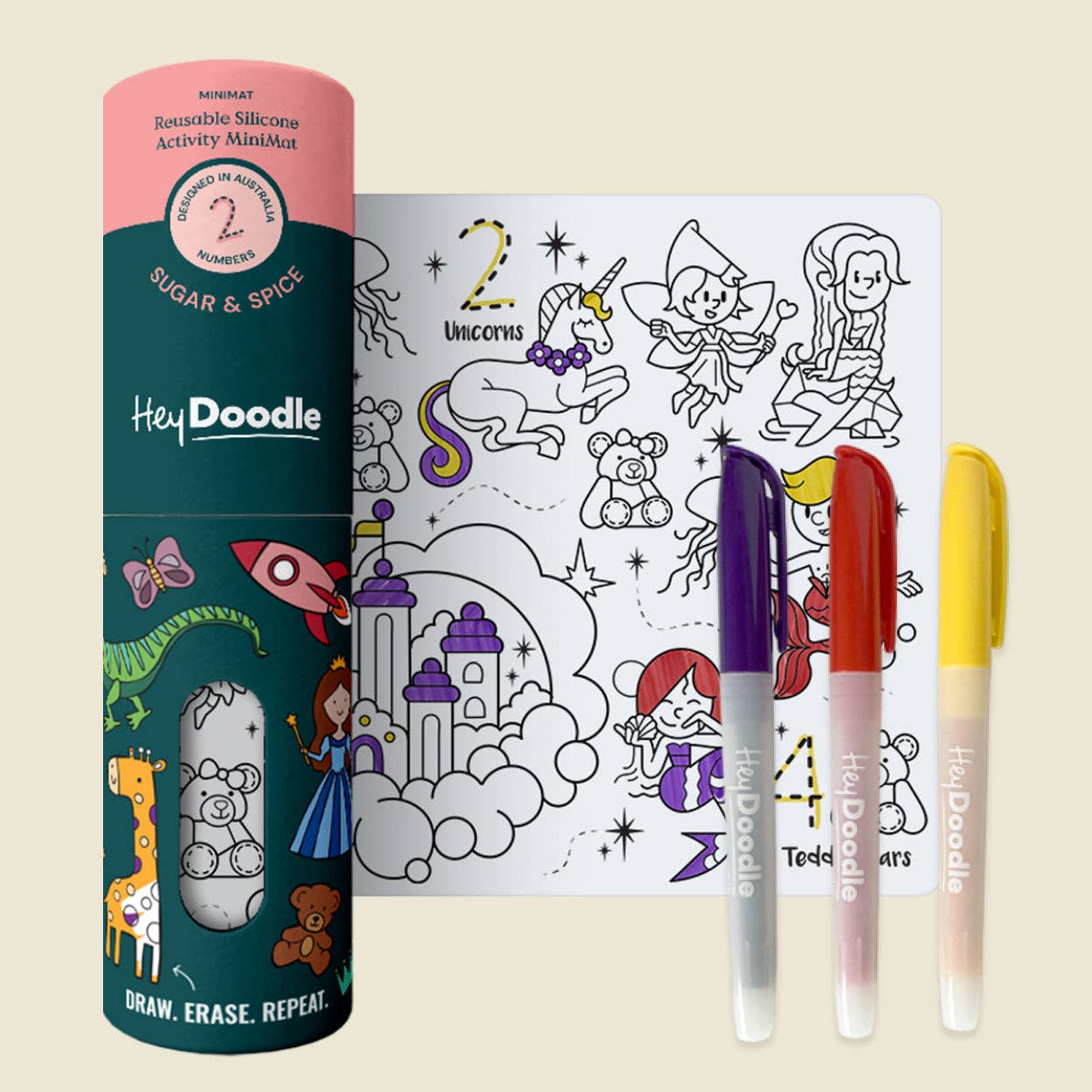 Sugar & Spice Mini Colouring & Doodle Mat