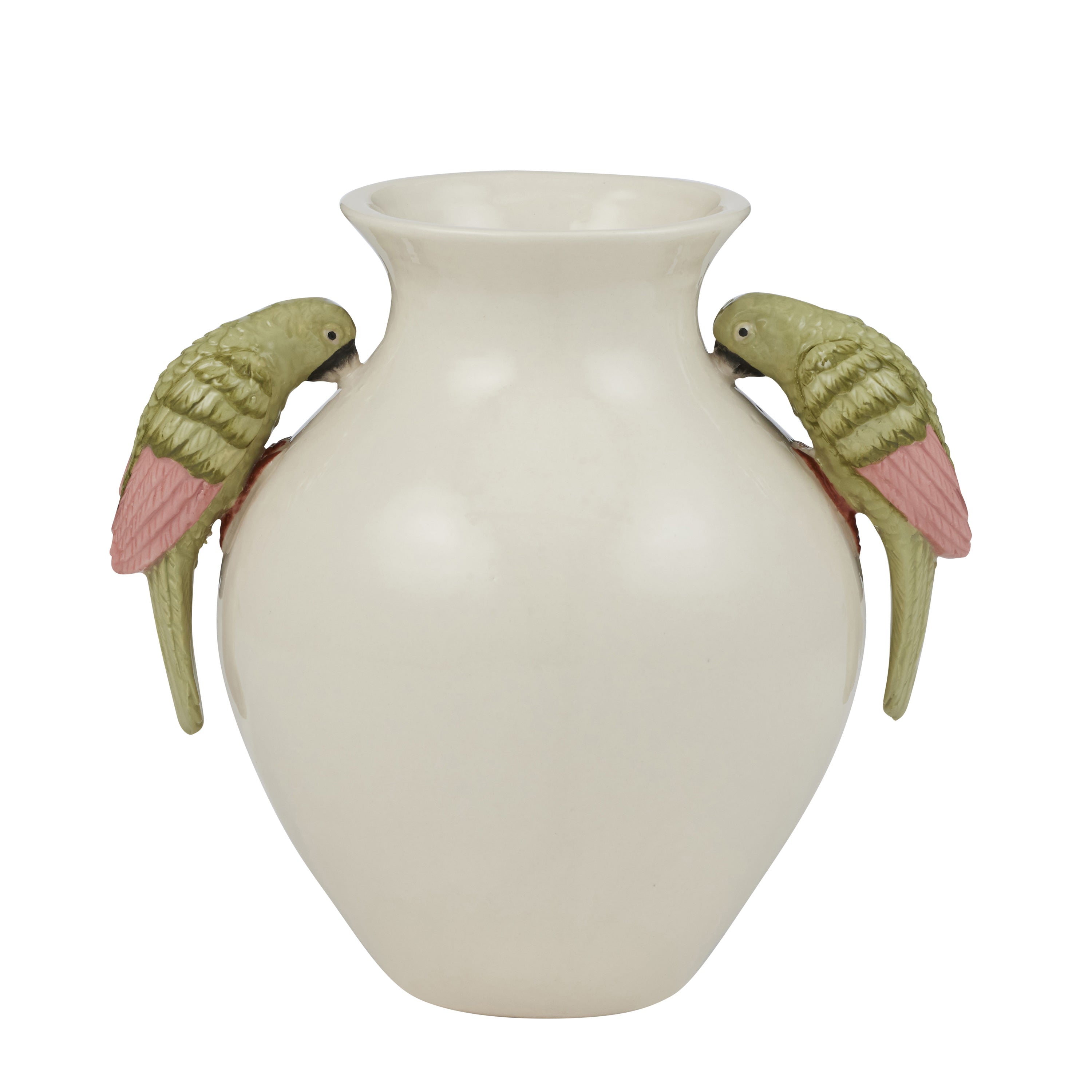 Macaw Ceramic Vase 20x15x18.5cm Multi