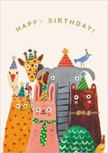 Foil Card-Happy Birthday Animals
