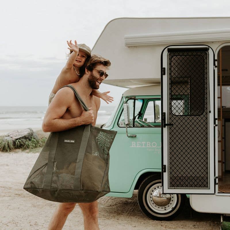 Beach Hauler™ Mesh Beach Bag - Pandanus