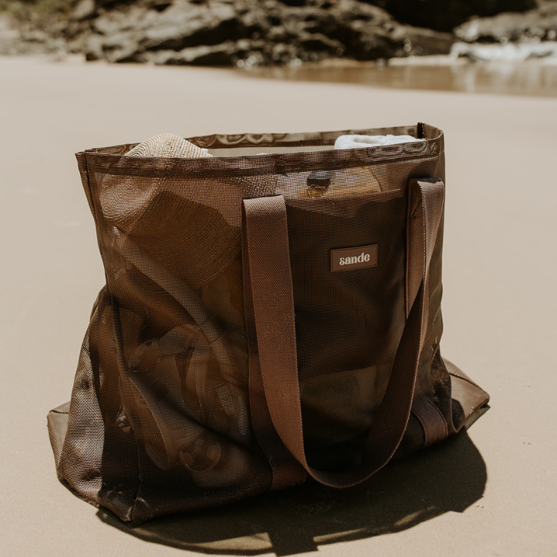 Beach Hauler™ Mesh Beach Bag - Espresso