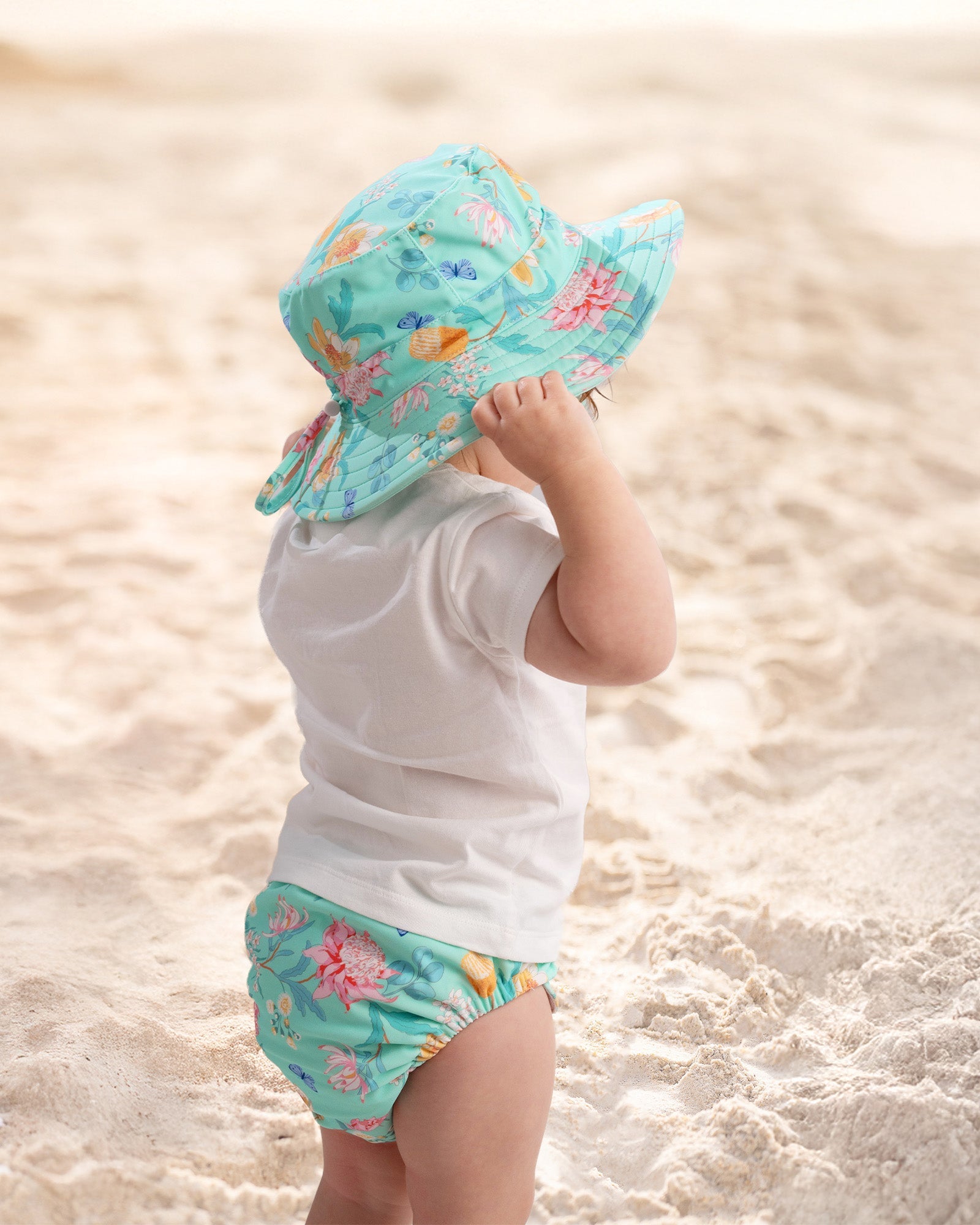 Swim Nappy Paradise - Waratah Mint