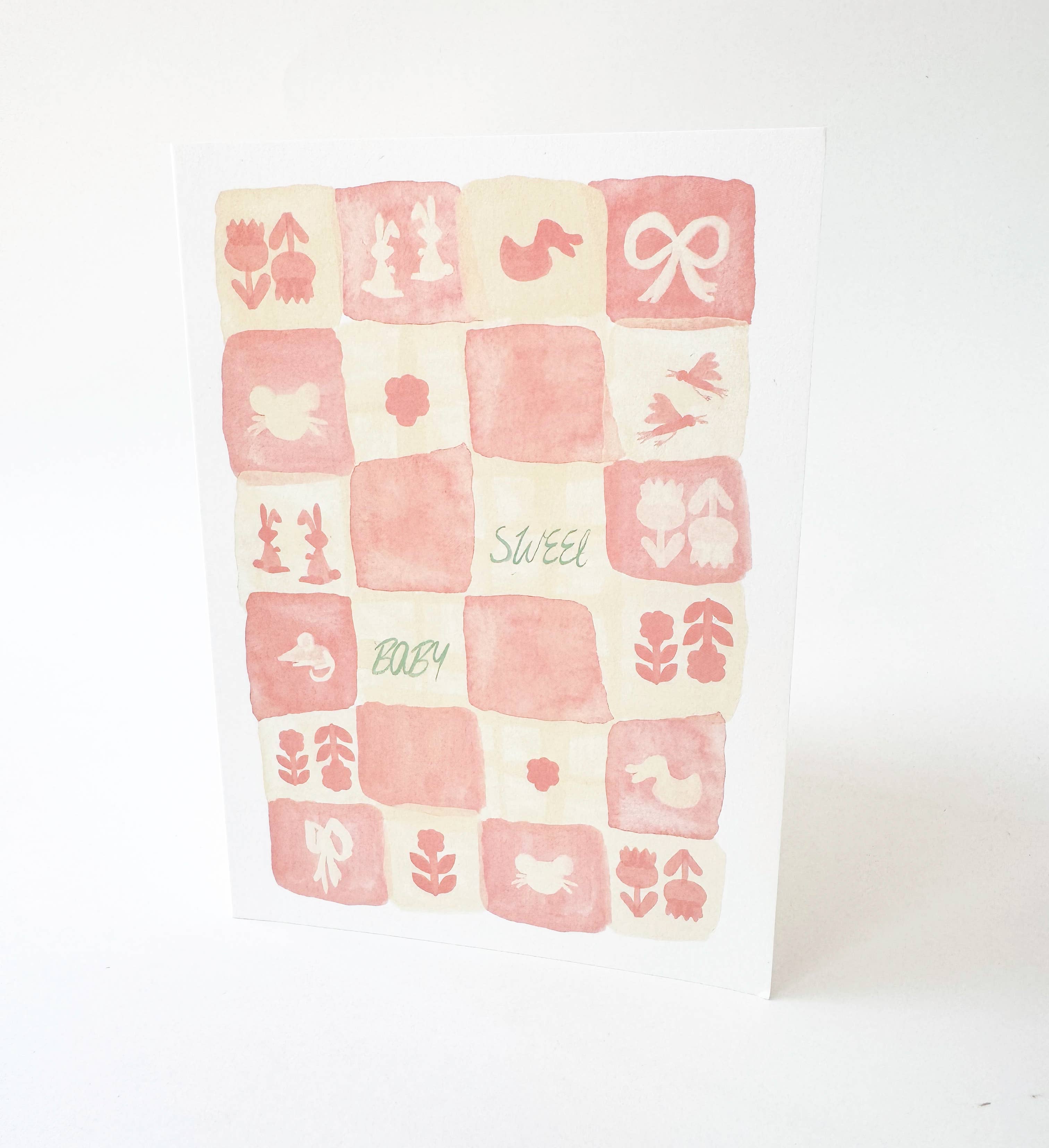Sweet Baby Quilt (Pink)