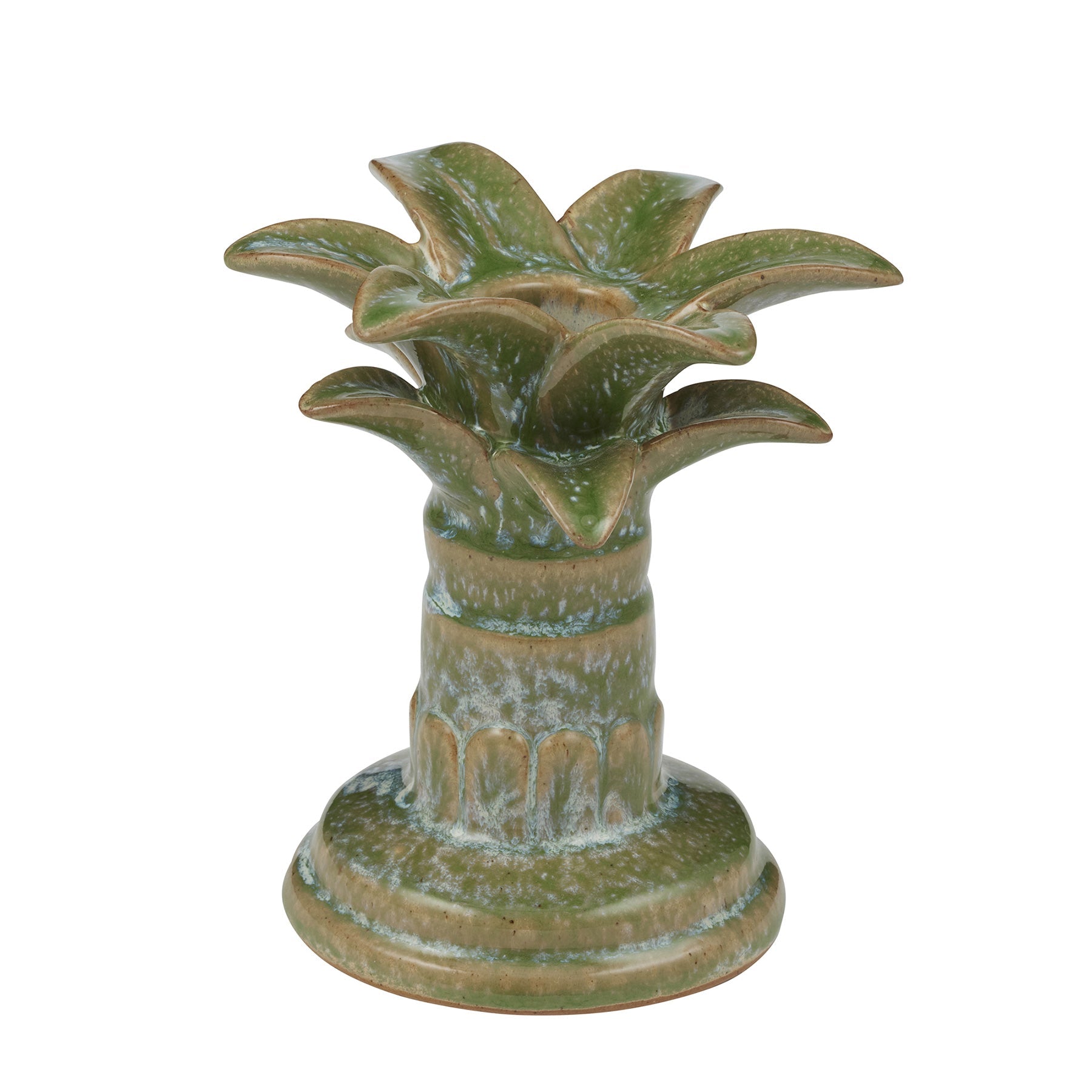Aloha Ceramic Candleholder Green