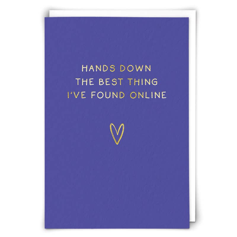 Hands Down Greeting Card