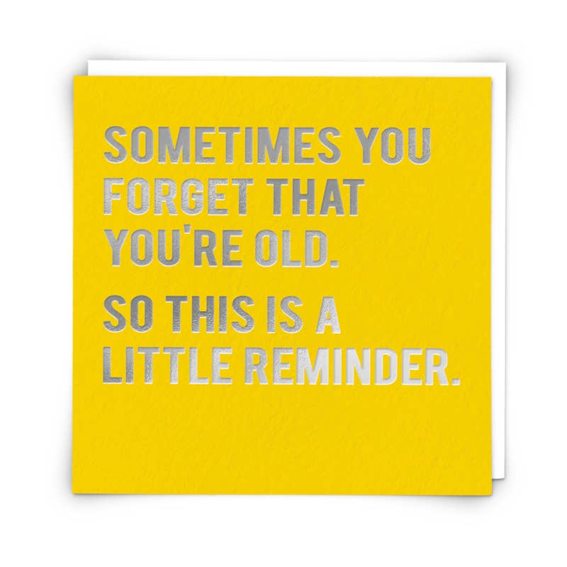 Reminder Greetings Card