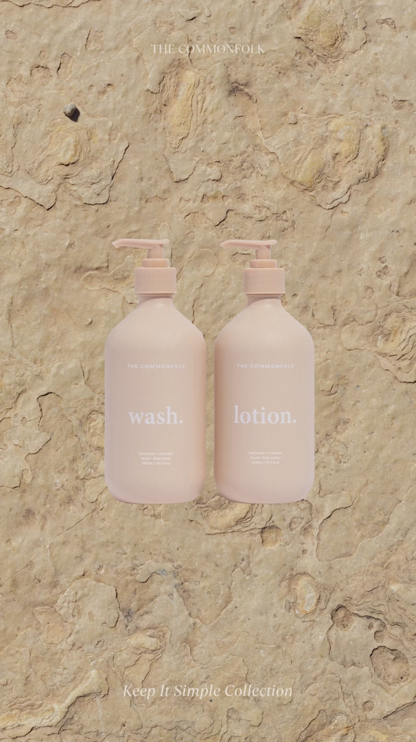 Wash + Lotion Kit - Keep It Simple / NUDE